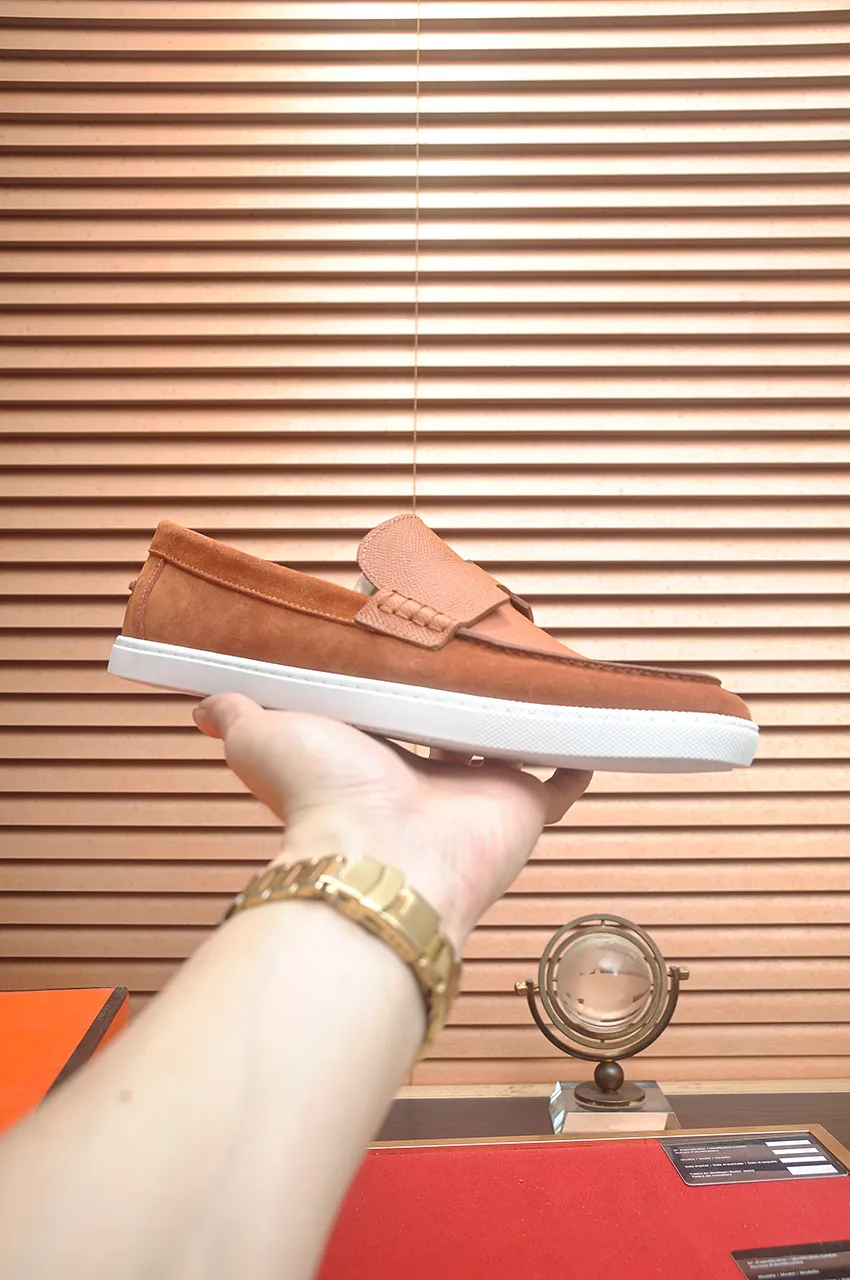 Men's shoes💰540💶[HERMES] (cowhide lining)🍀Italian top luxury🍀He does not pursue novel styles and gorgeous colors, but attracts the favor of successful men with his flawless, elegant and classic style. Formal leather shoes This very comfortable, simple and stable style allows you to easily match any style! The pattern is absolutely 1:1 refined from the original case, and we strive for excellence in materials, imported cowhide + cowhide lining💪💪💪extraordinary texture👍! .Code number: 39-45 (45 customized)